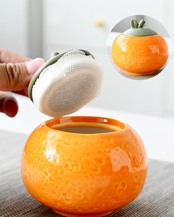 LECORA Japenese Orange Teaset