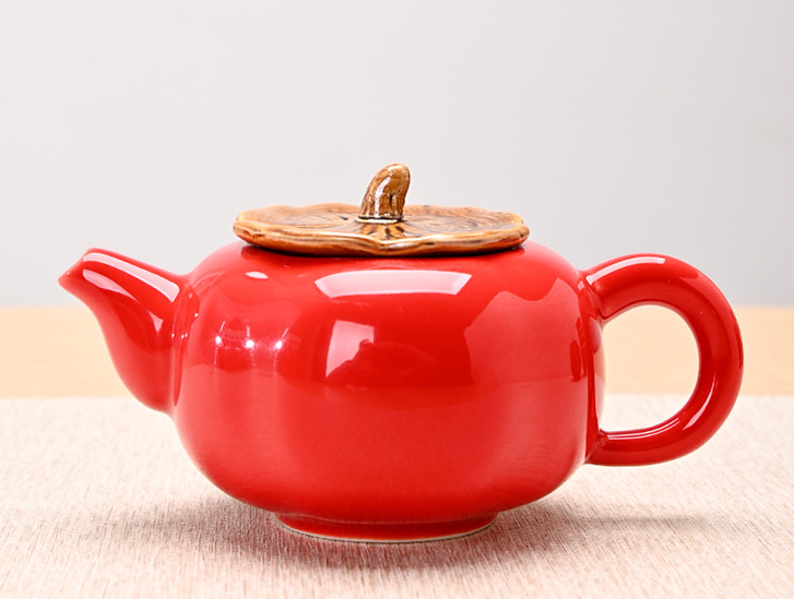LECORA Japenese Persimmon Red Teaset