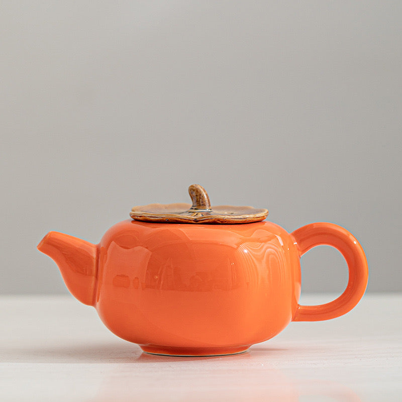 LECORA Japenese Persimmon Orange Teaset