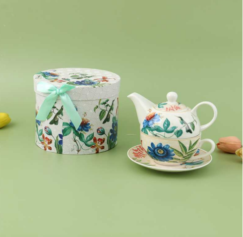 LECORA English Teapot + Teacup Set *ADELINE*